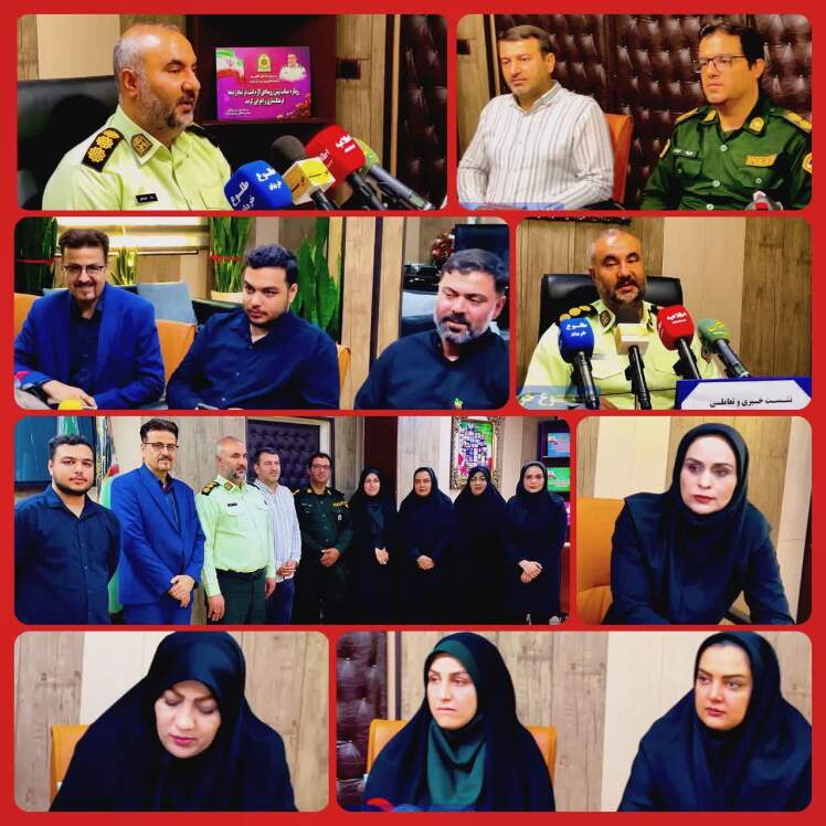 نشست تعاملی فرمانده انتظامی شهرستان ورامین با خبرنگاران و اصحاب رسانه برگزار شد 