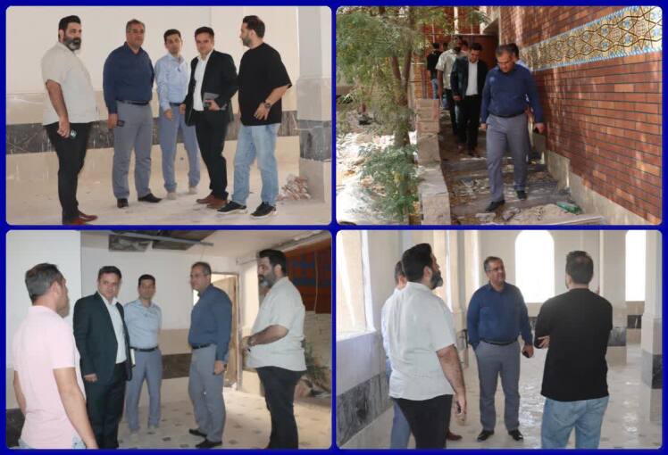 بازدید شهردار قرچک از روند پیشرفت بهسازی فرهنگسرای ستاری