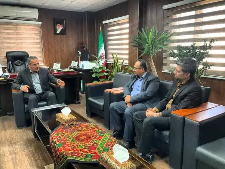 دیدار نوروزی مدیر امور منابع آب شهرستان های ورامین ،قرچک و پیشوا با فرماندار شهرستان قرچک