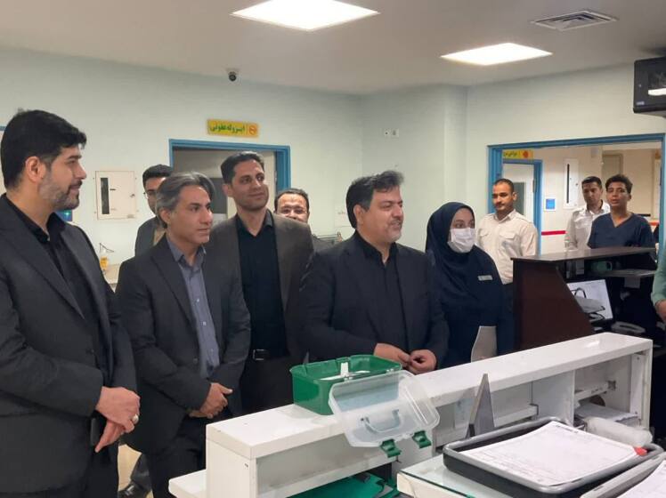 بررسی روند خدمات‌رسانی بیمارستان شهید ستاری شهرستان قرچک توسط مدیرکل دفتر مدیریت عملکرد ، اداره بازرسی ، امور حقوقی و ارتباطات مردمی استانداری تهران