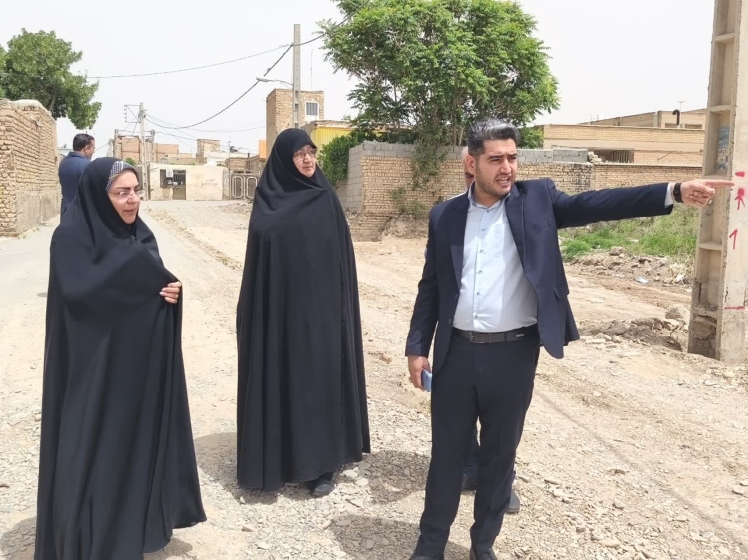بازدید بخشدار مرکزی ورامین از روند اجرای پروژه کمربندی شهید فرین‌شاد در باغخواص