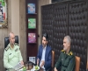 دیدار اعضای شورای تامین ورامین با فرمانده انتظامی شهرستان