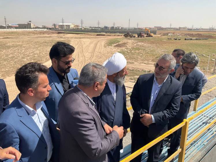 افتتاح خط فاضلاب و پکیج تصفیه خانه اضطراری شهرک سبحان در شهرستان قرچک با حضور معاون هماهنگی امور عمرانی استانداری تهران