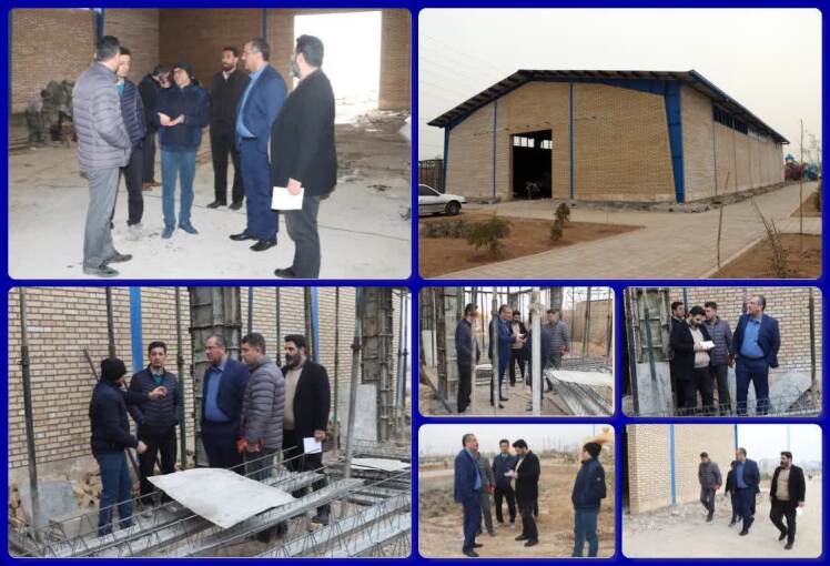 بازدید شهردار قرچک از پروژه سالن ورزشی چند منظوره مدیریت بحران پارک خانواده