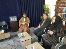 دیدارمدیر شبکه بهداشت ودرمان ومعاونین با امام جمعه شهرستان قرچک ️