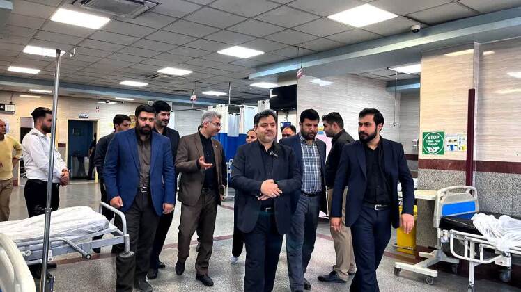 بازرسی سرزده مدیر اداره کل بازرسی استانداری تهران از بیمارستان شهید مفتح ورامين