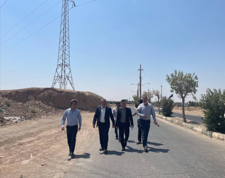 بررسی امکان تعریض و آسفالت بلوار امام رضا روستای ولیآباد شهرستان قرچک